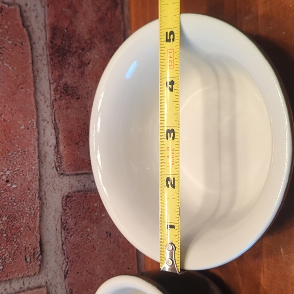 Vintage Hall dark green bowl and custard cup - Picture 9 of 9